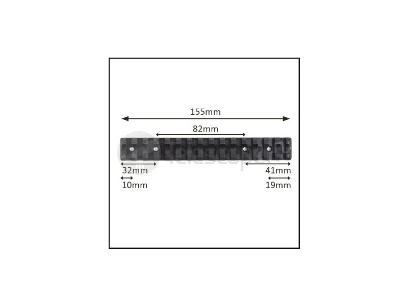 Основание Recknagel weaver на Tikka T3 (57050-0081) Основание Recknagel weaver на Tikka T3 (57050-0081)
