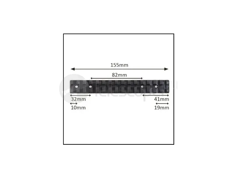 Основание Recknagel weaver на Tikka T3 (57050-0081)