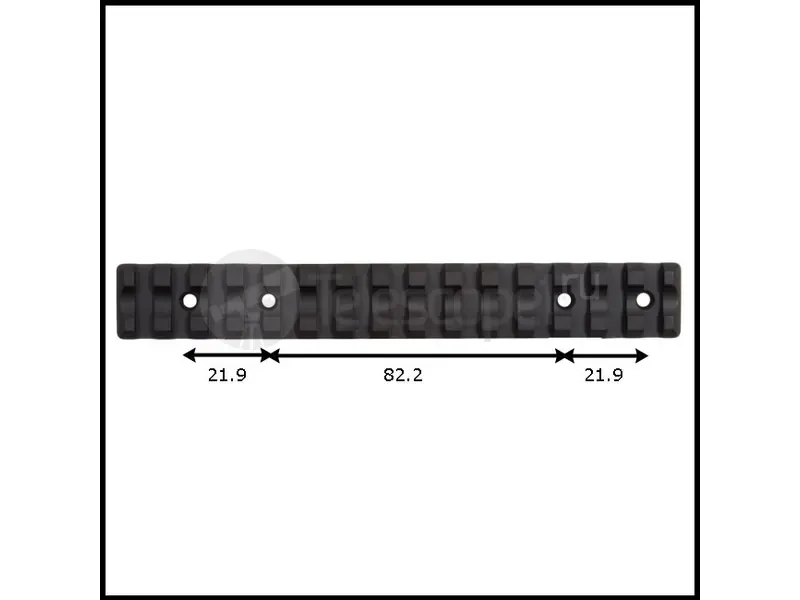Основание Recknagel weaver на Tikka T3 (57050-0081)