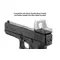 Кронштейн Leapers Super Slim база RMR на Glock, на затвор вместо целика (MT-RMRGL)