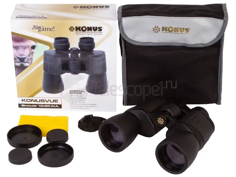 Бинокль Konus Konusvue 10x50 WA