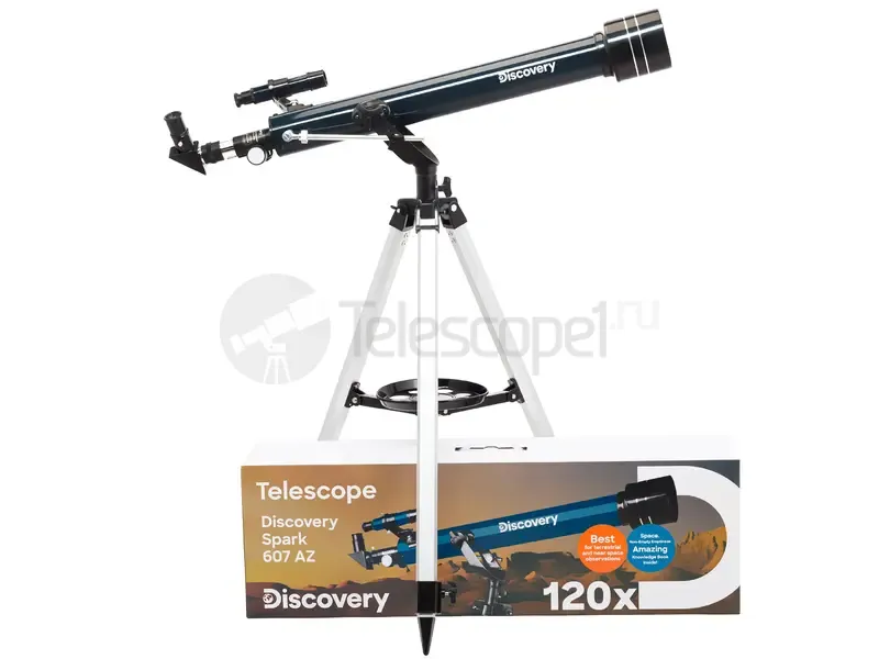 Телескоп Discovery Spark 607 AZ с книгой