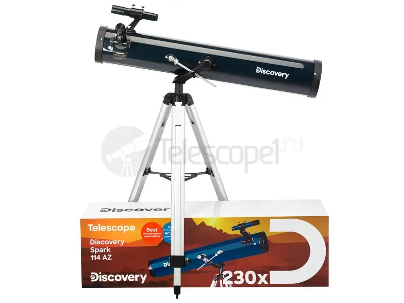 Телескоп Discovery Spark 114 AZ с книгой