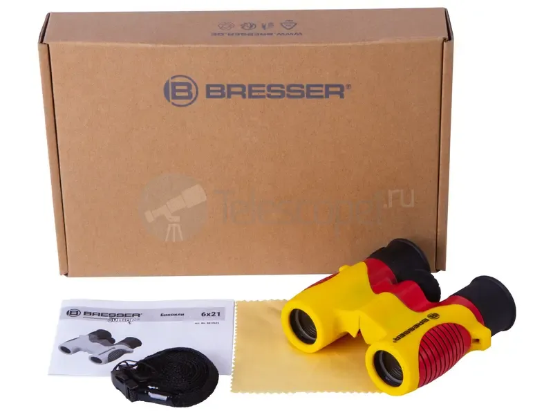 Бинокль Bresser Junior 6x21, желтый