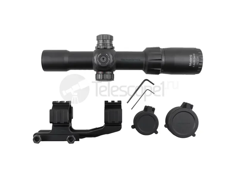 Оптический прицел Vector Optics Mustang 1-4x30 SFP Chevron (SCOC-29)