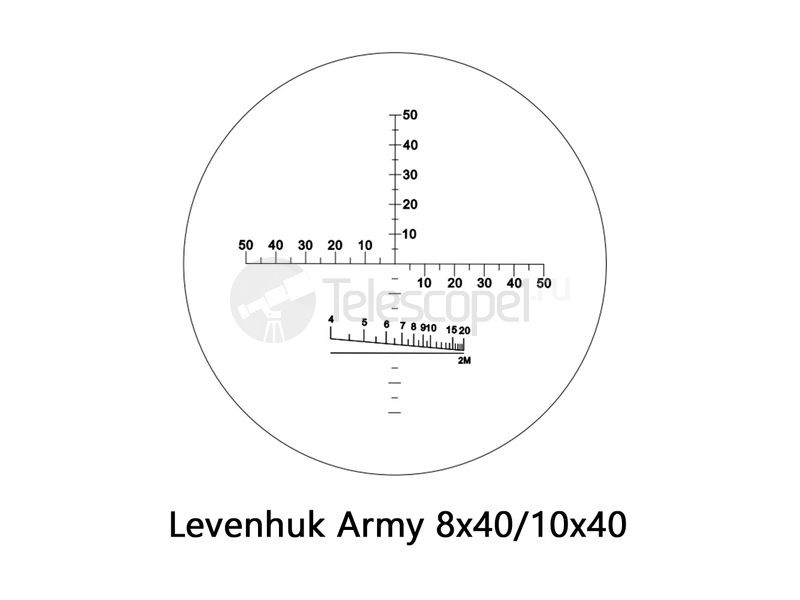 Levenhuk Army 8x40 с сеткой