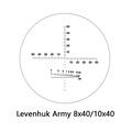 Levenhuk Army 10x40 с сеткой