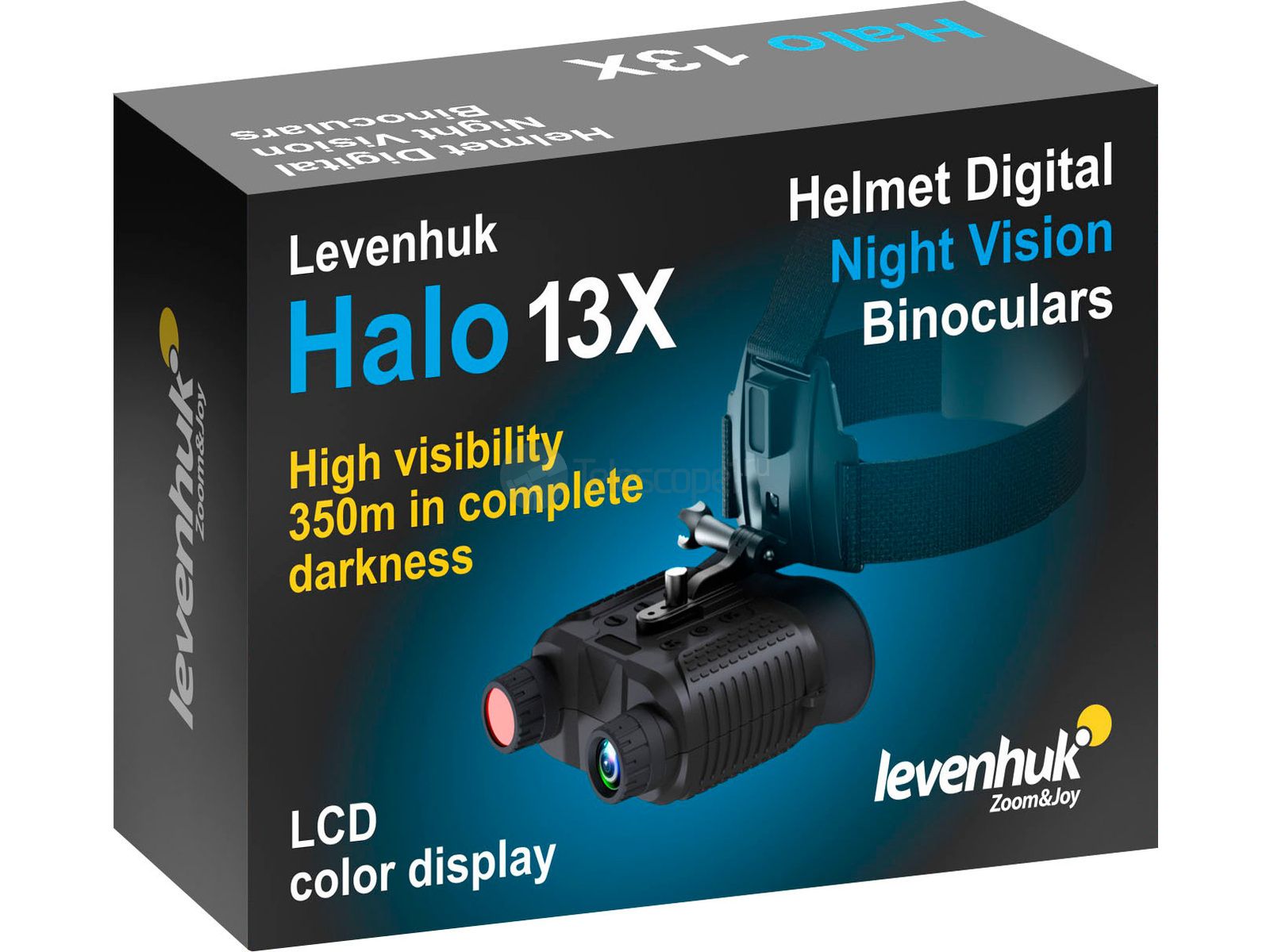 Прибор ночного видения Levenhuk Halo 13X Helmet, с креплением на шлем  купить по низкой цене в интернет магазине Telescope1.ru